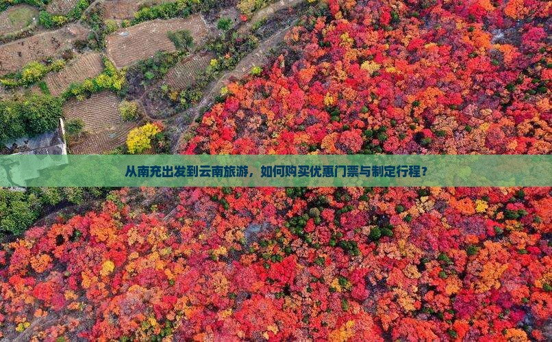从南充出发到云南旅游，如何购买优惠门票与制定行程？