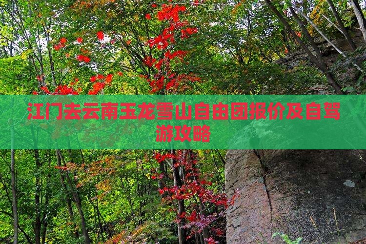 江门去云南玉龙雪山自由团报价及自驾游攻略