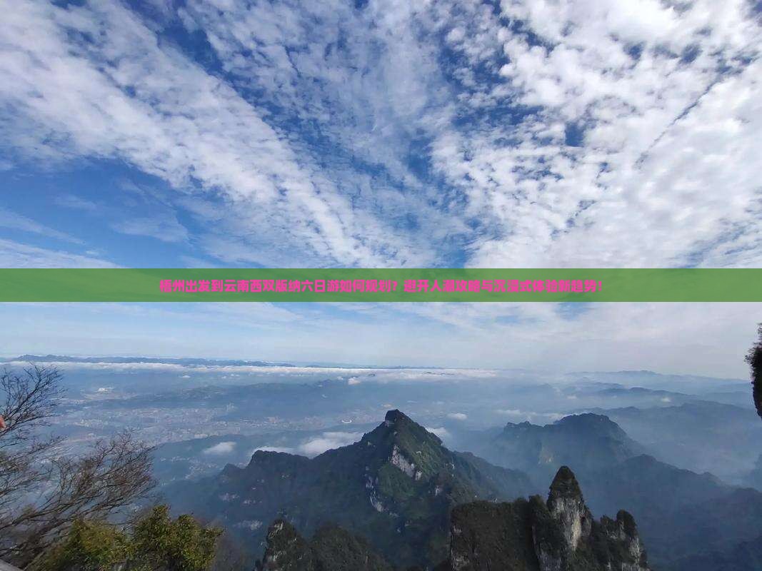 梧州出发到云南西双版纳六日游如何规划？避开人潮攻略与沉浸式体验新趋势！