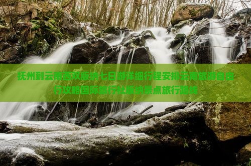抚州到云南西双版纳七日游详细行程安排云南旅游自由行攻略国际旅行社版纳景点旅行路线