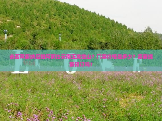 去西双版纳后如何前往云南玉龙雪山？门票价格是多少？需要提前预订吗？