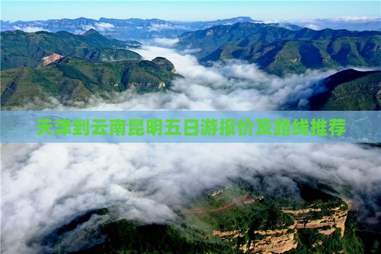 天津到云南昆明五日游报价及路线推荐