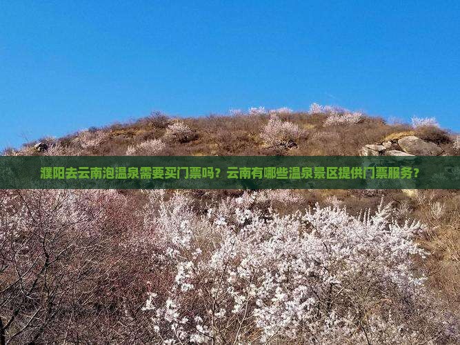 濮阳去云南泡温泉需要买门票吗？云南有哪些温泉景区提供门票服务？