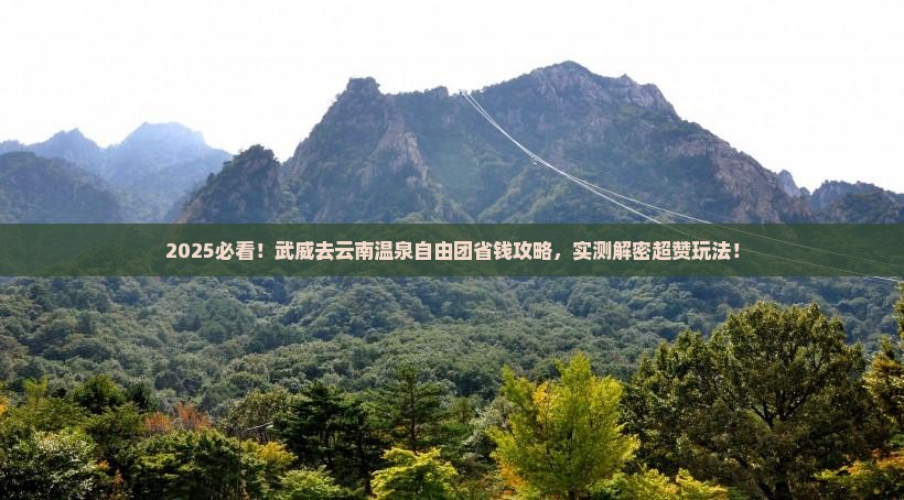 武威去云南温泉自由团