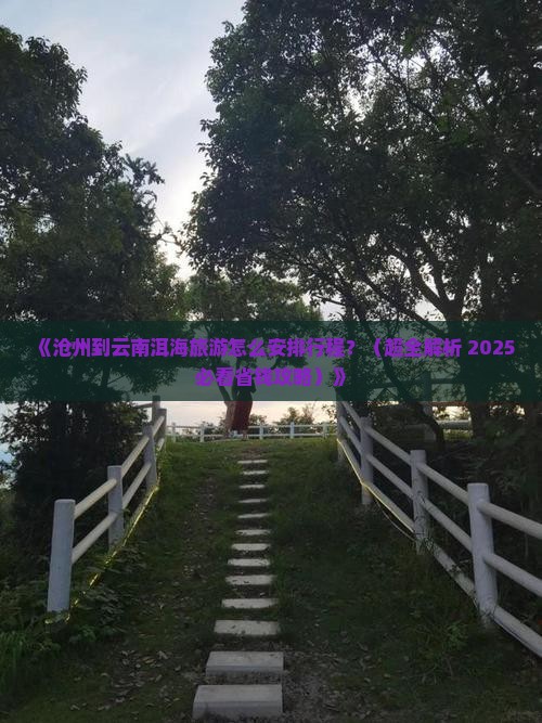 沧州到云南洱海旅游