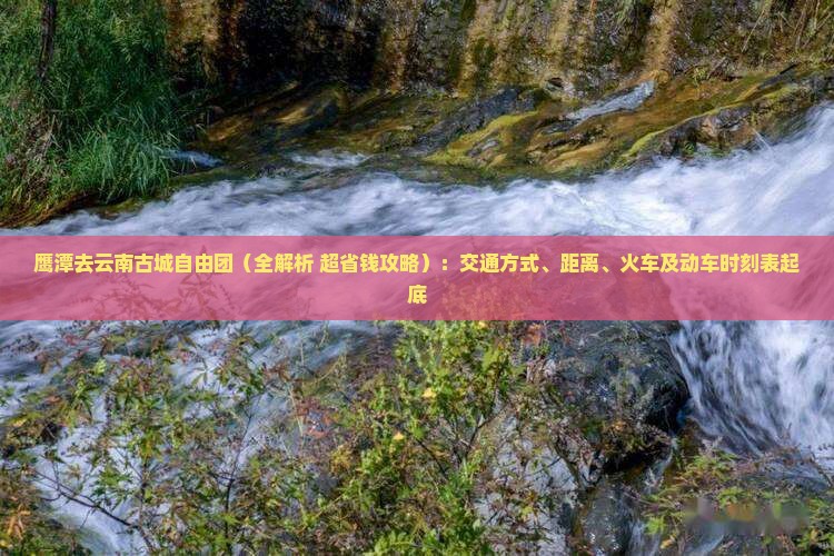 鹰潭去云南古城自由团