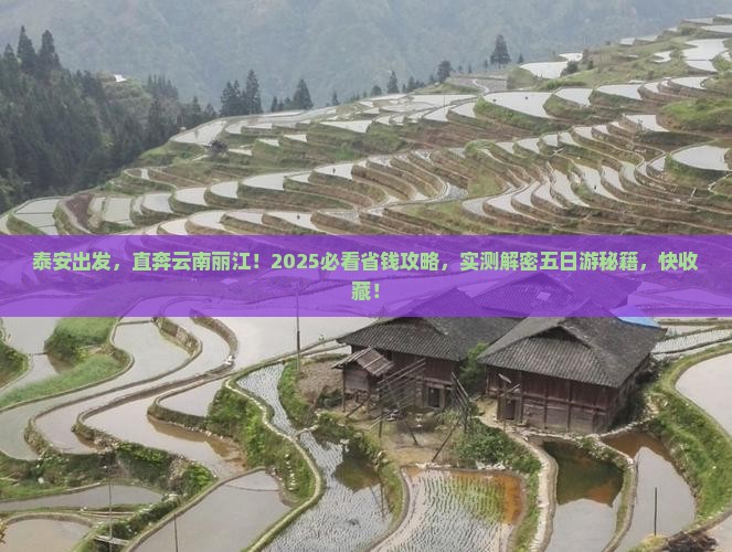 泰安到云南丽江五日游