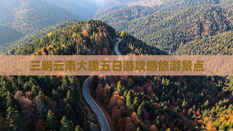 三明去云南大理五日游