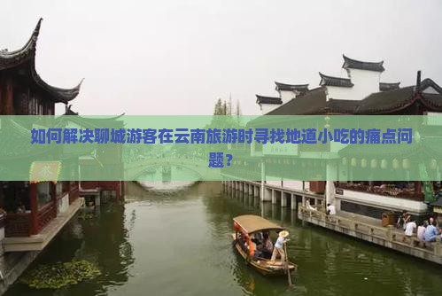 如何解决聊城游客在云南旅游时寻找地道小吃的痛点问题？