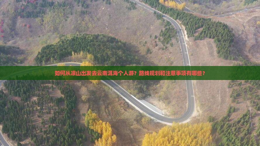 如何从凉山出发去云南洱海个人游？路线规划和注意事项有哪些？