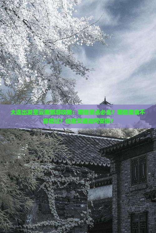 大连出发至云南旅游攻略：哪些景点必去？哪些美食不容错过？住宿交通如何安排？