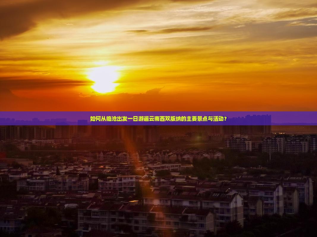 如何从临沧出发一日游遍云南西双版纳的主要景点与活动？