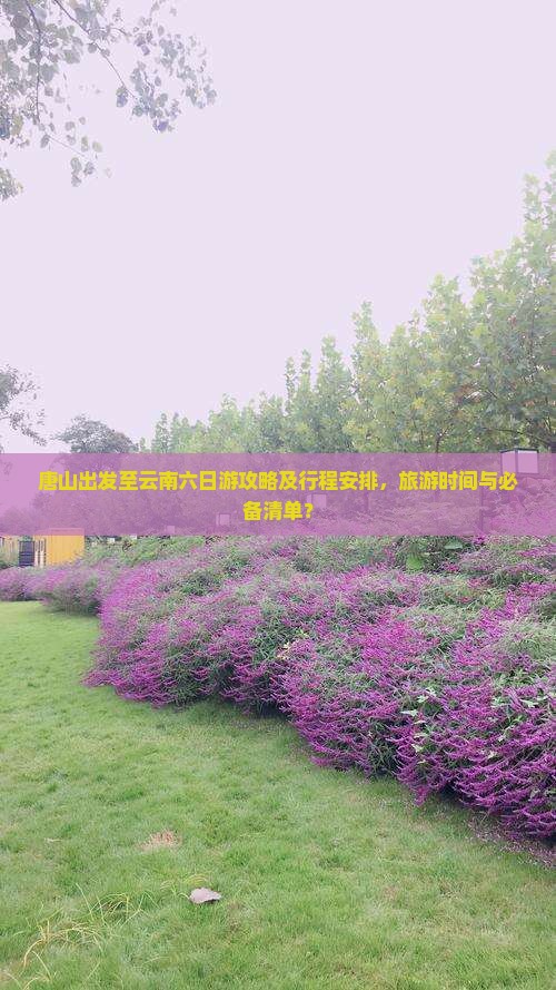 唐山出发至云南六日游攻略及行程安排，旅游时间与必备清单？