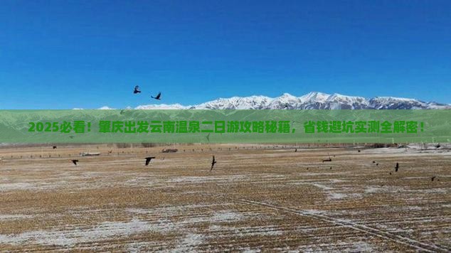 肇庆到云南温泉二日游
