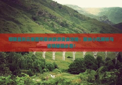 鄢陵县到云南西双版纳旅游小吃