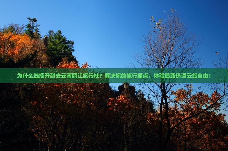 开封去云南丽江旅行社
