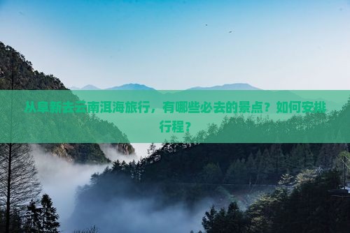 从阜新去云南洱海旅行，有哪些必去的景点？如何安排行程？