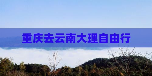 重庆去云南大理自由行