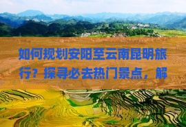 如何规划安阳至云南昆明旅行？探寻必去热门景点，解决旅行痛点！