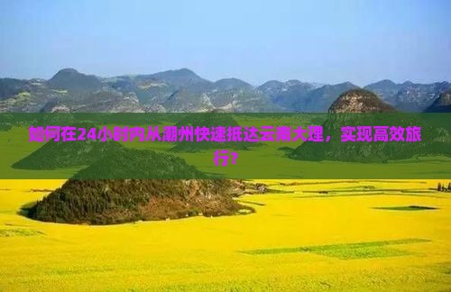 如何在24小时内从潮州快速抵达云南大理，实现高效旅行？