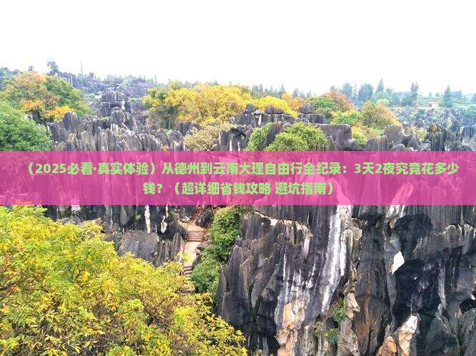 德州去云南大理自由行