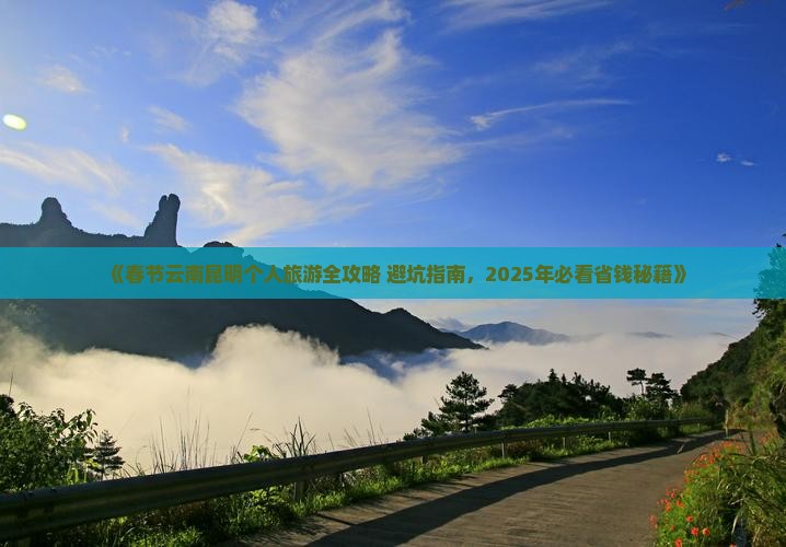 春节到云南昆明个人游