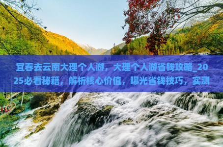 宜春去云南大理个人游