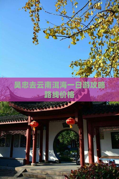 吴忠去云南洱海一日