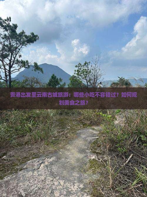 贵港出发至云南古城旅游：哪些小吃不容错过？如何规划美食之旅？
