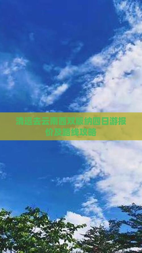 清远去云南西双版纳四日游报价及路线攻略
