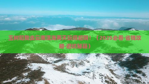 玉树去云南洱海二日游