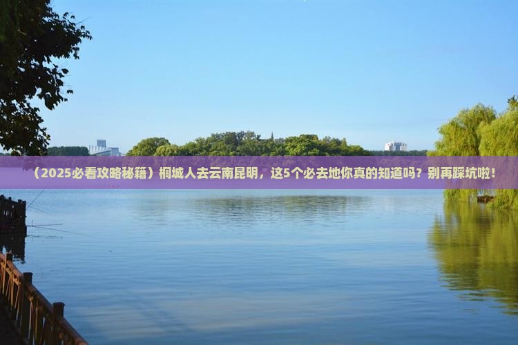 桐城去云南昆明必去地