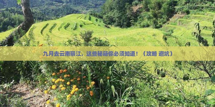 九月去云南丽江攻略