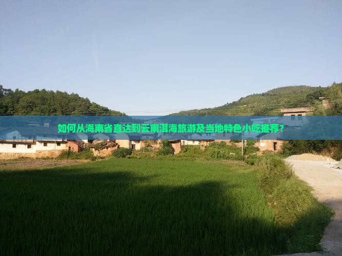 如何从海南省直达到云南洱海旅游及当地特色小吃推荐？