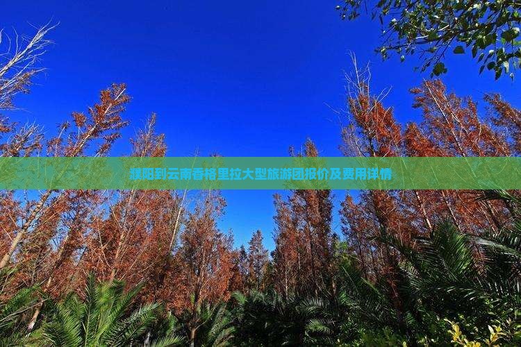 濮阳到云南香格里拉大型旅游团报价及费用详情