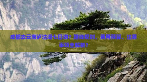 成都去云南泸沽湖七日游？路线规划、费用预算、注意事项全解析？