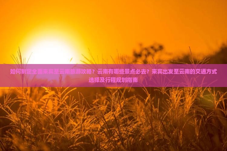 如何制定全面来宾至云南旅游攻略？云南有哪些景点必去？来宾出发至云南的交通方式选择及行程规划指南