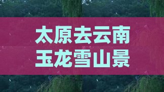 太原去云南玉龙雪山景点路线及旅游价格查询