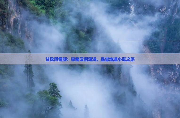 甘孜风情游：探秘云南洱海，品尝地道小吃之旅