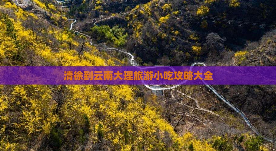 清徐到云南大理旅游小吃
