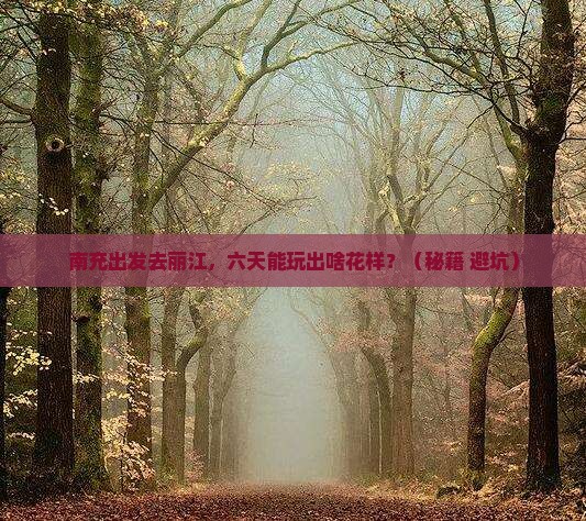 南充到云南丽江六日游