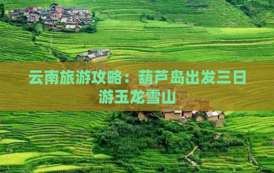 云南旅游攻略：葫芦岛出发三日游玉龙雪山