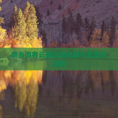 新乡游客云南旅游必尝小吃美食攻略