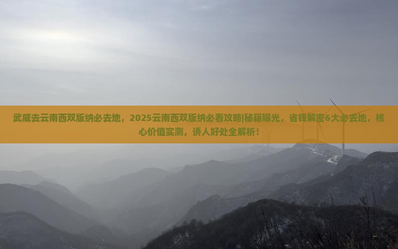 武威去云南西双版纳必去地