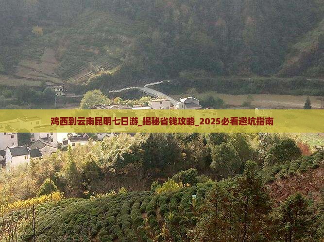鸡西到云南昆明七日游