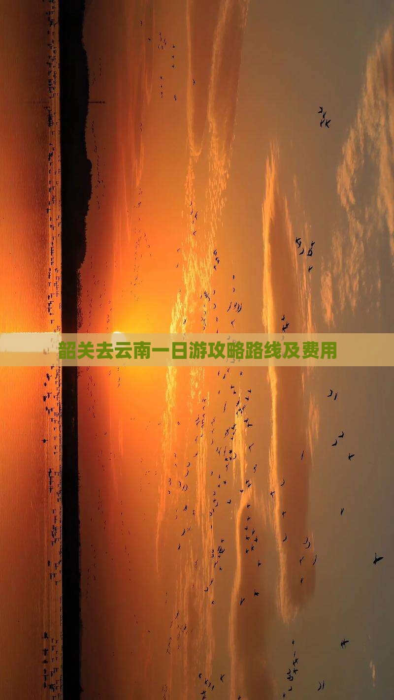 韶关去云南一日