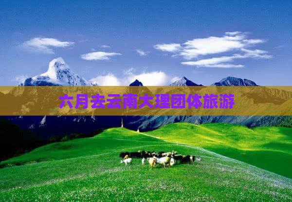 六月去云南大理团体旅游