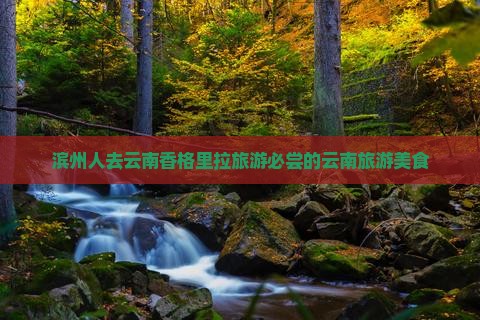 滨州人去云南香格里拉旅游必尝的云南旅游美食