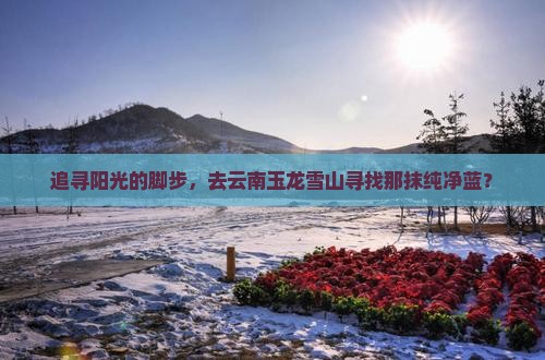 追寻阳光的脚步，去云南玉龙雪山寻找那抹纯净蓝？
