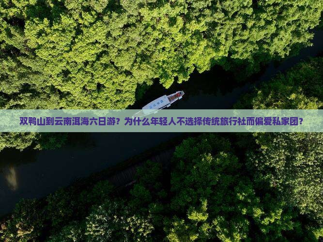 双鸭山到云南洱海六日游？为什么年轻人不选择传统旅行社而偏爱私家团？